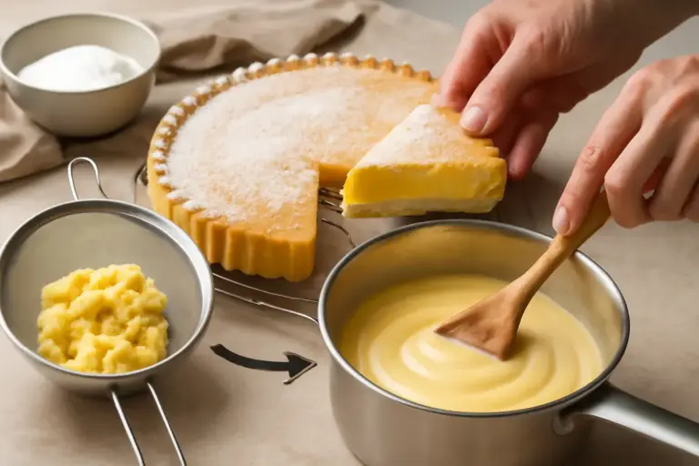 Torta della nonna perfetta: come ottenere la crema pasticcera liscia senza grumi nascosti