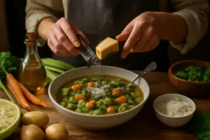 Come si prepara il minestrone alla milanese? Il trucco finale che profuma tutto il piatto