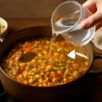 Zuppa di legumi rustica: quando aggiungere l’acqua per non spappolare tutto