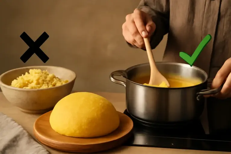 Cosa sbagli quando prepari la polenta? i trucchi per una consistenza perfetta