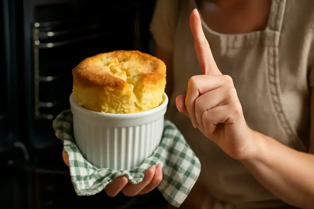 Come faccio a non far afflosciare il soufflé dolce? Una regola fondamentale che quasi nessuno rispetta