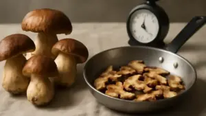 Funghi in padella che rilasciano molta acqua: perché quantità e temperatura contano insieme