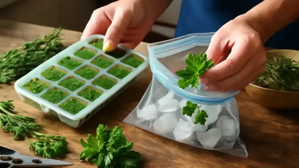Prezzemolo in freezer: meglio tritarlo o lasciarlo in foglie secondo la ricetta da preparare?