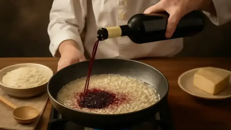 Vino in cottura: come cambiano aroma e concentrazione del sugo tra padella aperta e coperchio